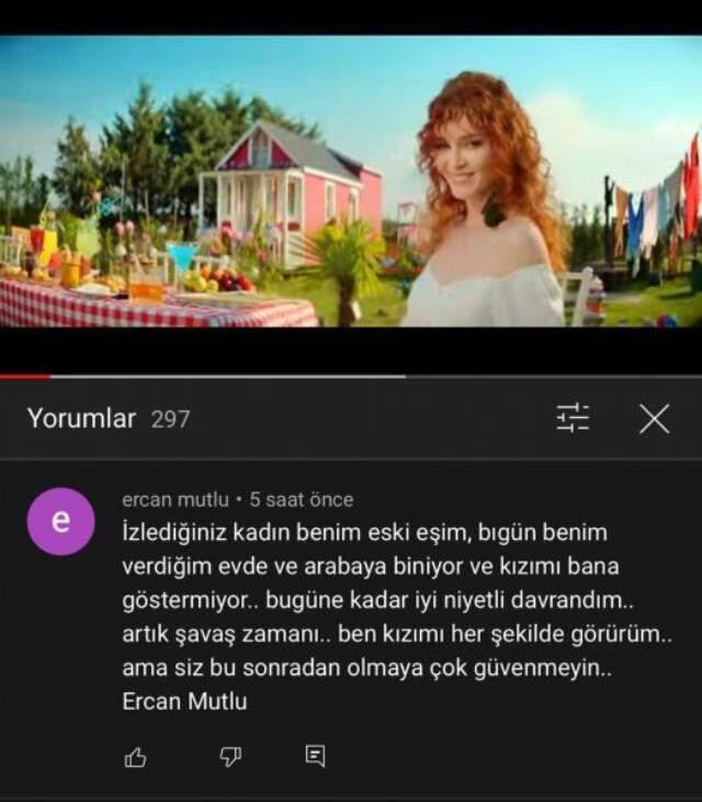 Youtube'de yeni çıkardığı şarkının altına yorum yaptı! Şarkıcı Gülden'e eski eşinden tehdit