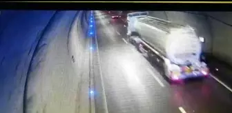 Son dakika haberi! Otomobil ve çekicinin çarpışması güvenlik kamerasına yansıdı