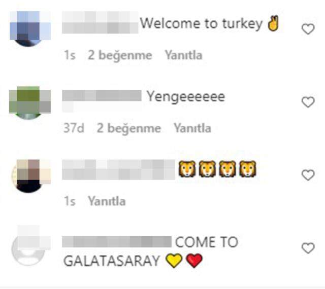 Aslan'ın yeni transferi Cicaldau'nun güzel sevgilisinin paylaşımları 'Come to Galatasaray yenge' yorumlarıyla doldu