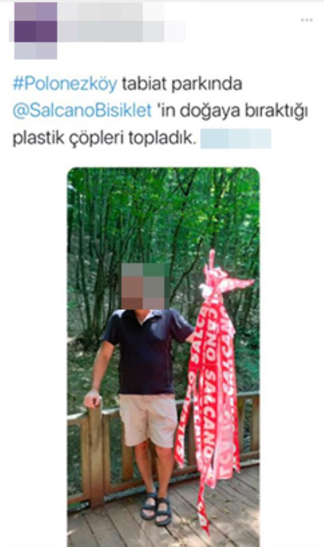 Polonezköy'de vatandaşın çöp zannedip söktüğü şeritler yüzünden sporcular ormanda kayboldu