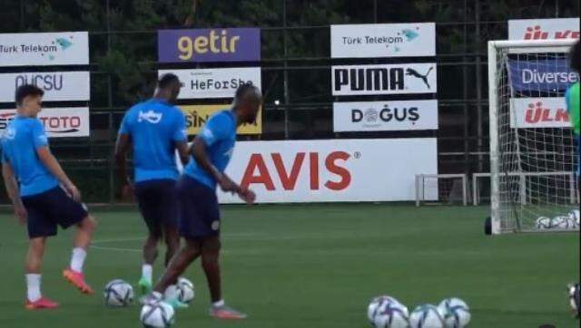 Samatta özüne döndü! Fenerbahçe'nin antrenmanında şahane goller