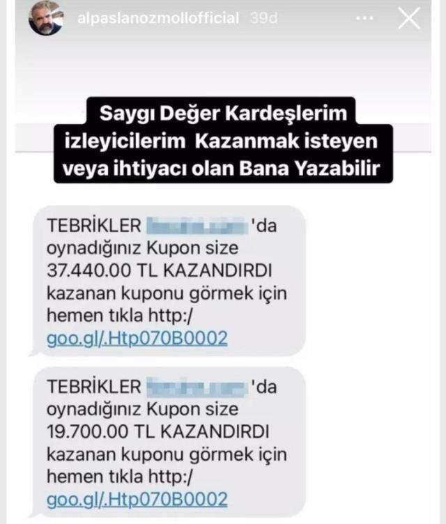 Çocuklar Duymasın dizisinin Çaycı Hüseyin'i Alparslan Özmol'un hesabı çalınınca hemen emniyette koştu