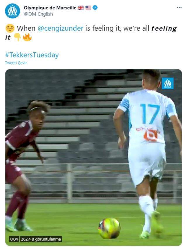 Cengiz Ünder adeta rakibinin belini kırdı! Harika çalımıyla izleyenleri mest etti Cengiz Ünder adeta rakibinin belini kırdı! Harika çalımıyla izleyenleri mest etti