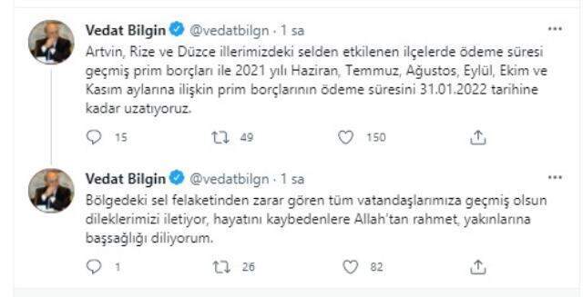 Selden etkilenen 3 ilde SGK prim ödeme süreleri uzatıldı Selden etkilenen 3 ilde SGK prim ödeme süreleri uzatıldı