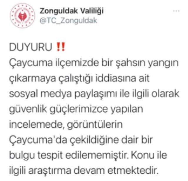 Ağacı ateşe vermeye çalıştıkları o an kamerada Ağacı ateşe vermeye çalıştıkları o an kamerada