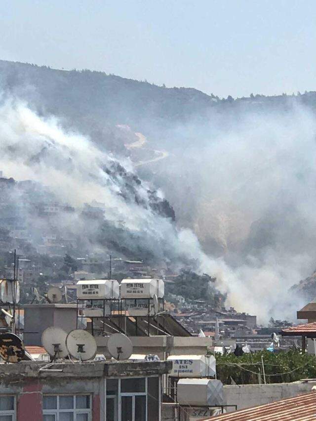 Bir yangın da Hatay'da! Bazı evler tahliye edildi, ekipler alevlere müdahale ediyor Bir yangın da Hatay'da! Bazı evler tahliye edildi, ekipler alevlere müdahale ediyor