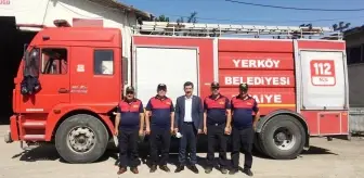 Yerköy Belediyesi Manavgat'a itfaiye ekibi gönderdi