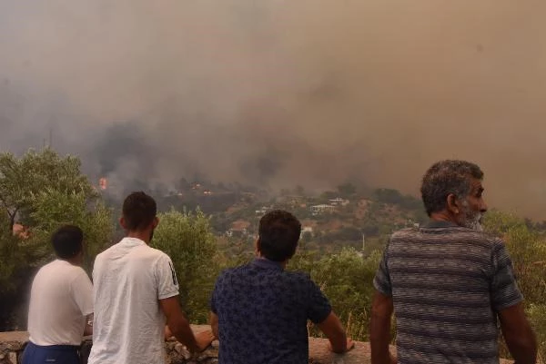 Bodrum'da yangın sürüyor! Vatandaşlar gözyaşları içerisinde izledi
