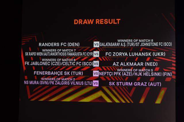 Son Dakika: Galatasaray'ın Avrupa Ligi play-off turundaki rakibi Danimarka ekibi Randers oldu Son Dakika: Galatasaray'ın Avrupa Ligi play-off turundaki rakibi Danimarka ekibi Randers oldu