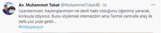 Milas'ta termik santral yakınlarına ulaşan yangın nedeniyle bölge boşaltılıyor Milas'ta termik santral yakınlarına ulaşan yangın nedeniyle bölge boşaltılıyor