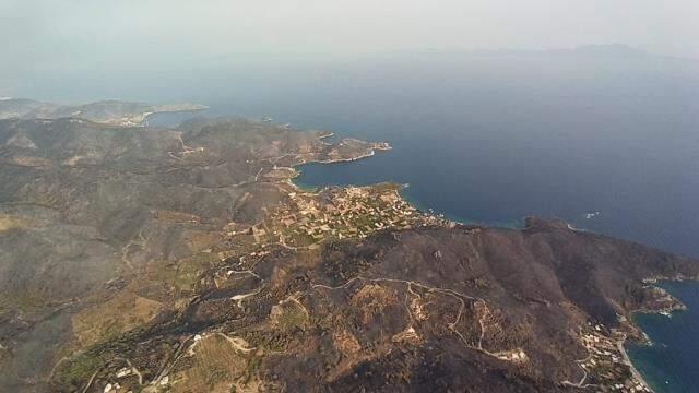 Marmaris'te 8 gündür süren yangınlar tamamen sona erdi Marmaris'te 8 gündür süren yangınlar tamamen sona erdi