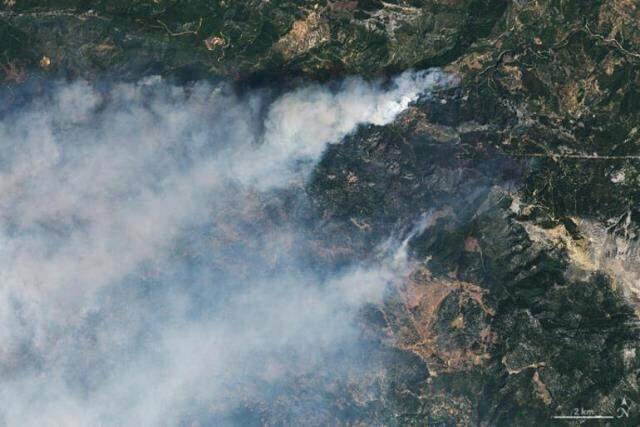 NASA'dan yangınların devam ettiği Türkiye ile ilgili paylaşım! Uydu fotoğraflarını da yayınladılar