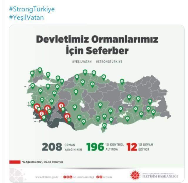 192 yangın kontrol altına alındı, 5 ilde alevlere müdahale sürüyor! İşte il il son durum