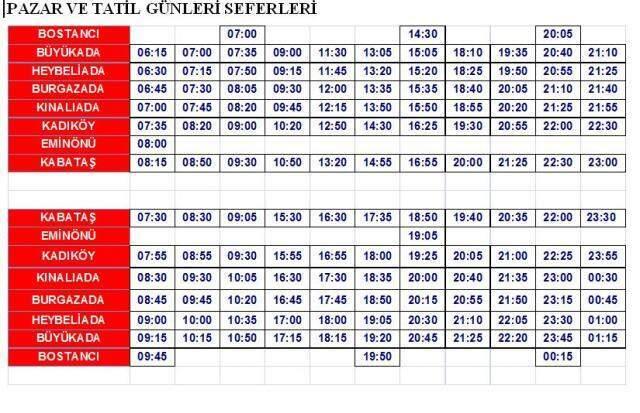Adalar'da yangın önlemi için seferler azaltıldı