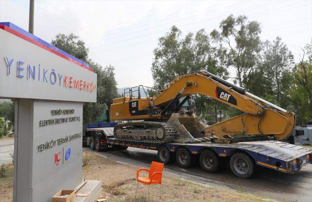 Milas'taki Yeniköy Termik Santrali'nde yangına karşı tedbir alındı Milas'taki Yeniköy Termik Santrali'nde yangına karşı tedbir alındı