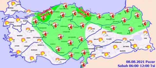 Meteoroloji'den şiddetli yağmur uyarısı! Şemsiye yetmeyecek, yağmurlukları hazırlayın