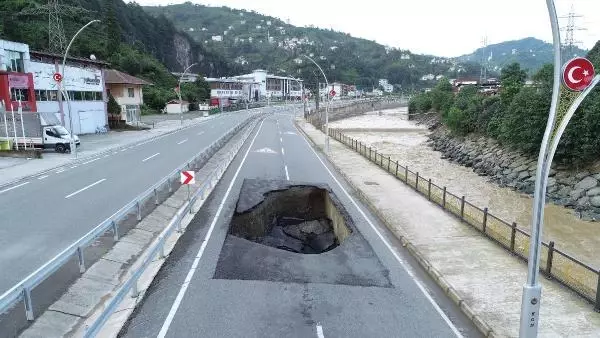 Rize'de sel afetinin alt yapıya verdiği hasar 250 milyon TL