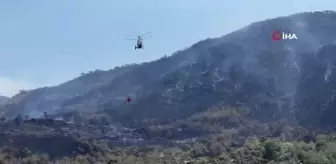 Söndürme helikopterleri arı gibi çalışıyor