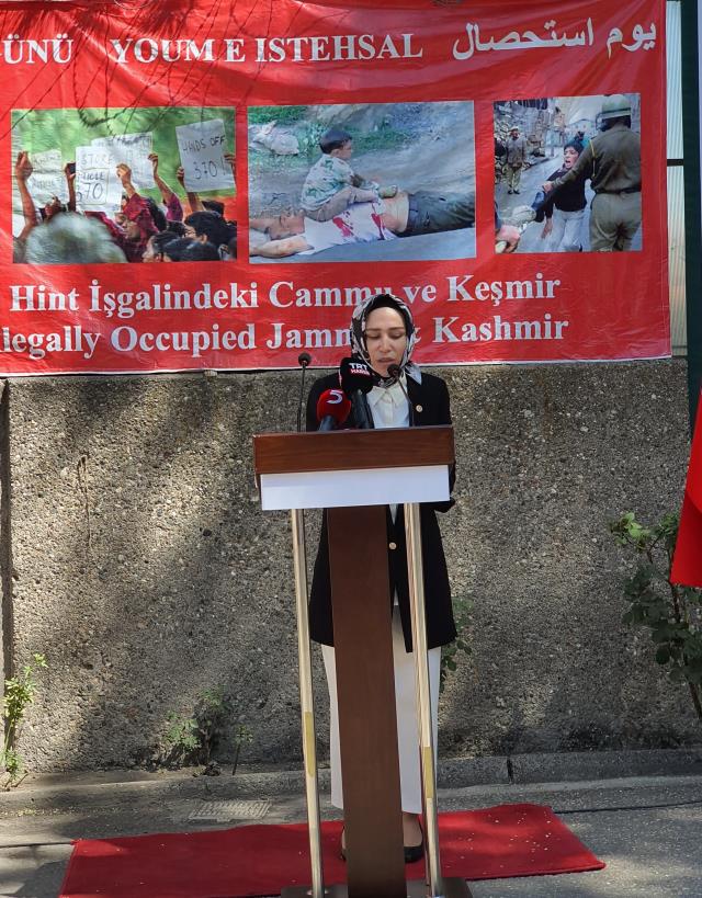 Keşmir Kuşatma Günü Ankara'da düzenlendi, ezilen Keşmirlilere verilen destek yeniden teyit edildi