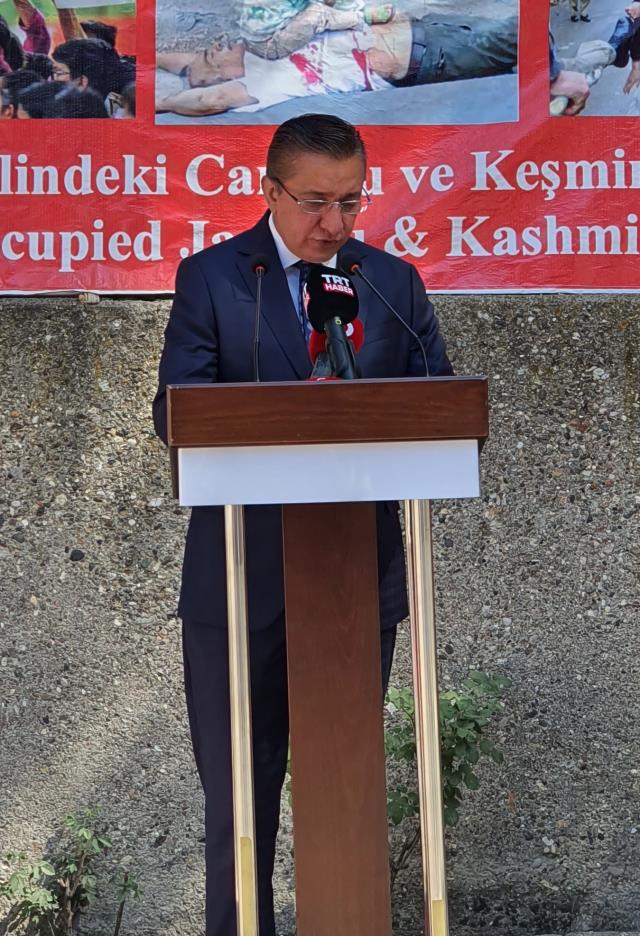 Keşmir Kuşatma Günü Ankara'da düzenlendi, ezilen Keşmirlilere verilen destek yeniden teyit edildi