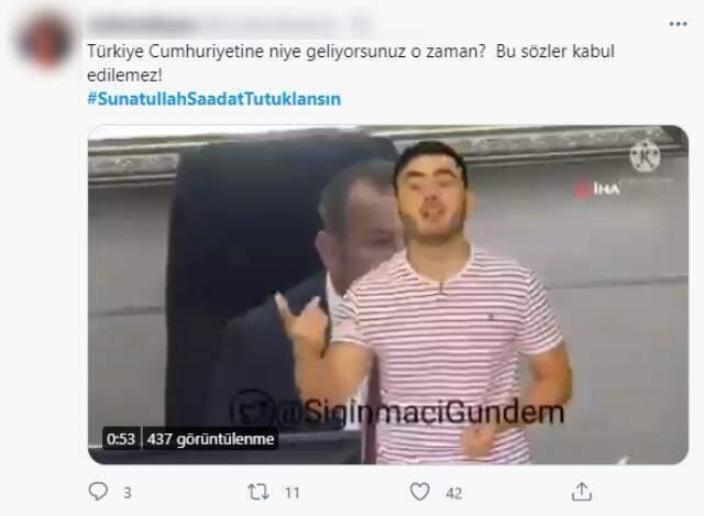 Türk kadınlarına ve Tanju Özcan'a hakaretler eden Afgan'a tepkiler dinmiyor! SunatullahSaadatTutuklansın etiketi TT oldu