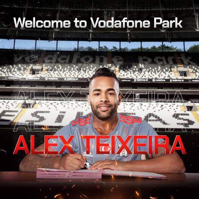 Brezilyalı yıldız Alex Teixeira, resmen Beşiktaş'ta Brezilyalı yıldız Alex Teixeira, resmen Beşiktaş'ta