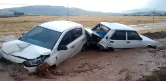 Gaziantep'te sağanak yağış kazaya sebep oldu