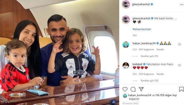 İstanbul'a doğru yola çıkan Rachid Ghezzal'ın uçuşunda rötar İstanbul'a doğru yola çıkan Rachid Ghezzal'ın uçuşunda rötar