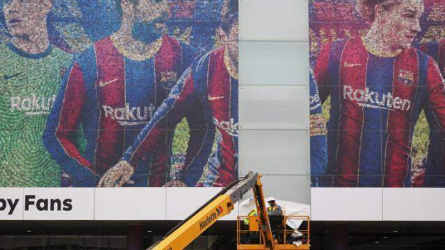 Messi çok çabuk unutuldu! Barcelona kulübü, Arjantinli yıldızın stattaki fotoğrafını sildirdi