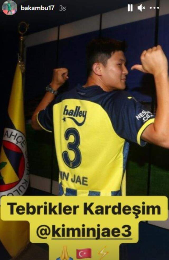 Kim'i tebrik eden Bakambu'nun yaptığı paylaşımlar, F.Bahçe'ye transfer olacağı iddialarını güçlendirdi Kim'i tebrik eden Bakambu'nun yaptığı paylaşımlar, F.Bahçe'ye transfer olacağı iddialarını güçlendirdi