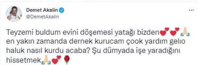 Demet Akalın, yangında evini kaybeden Fatma Teyze'ye verdiği sözü tuttu Demet Akalın, yangında evini kaybeden Fatma Teyze'ye verdiği sözü tuttu
