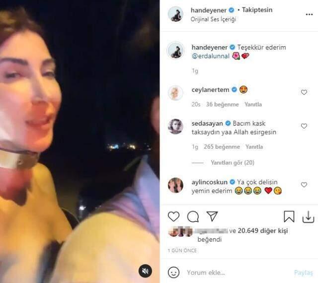 Trafikten dolayı konserine geç kalan Hande Yener, otostop çekti