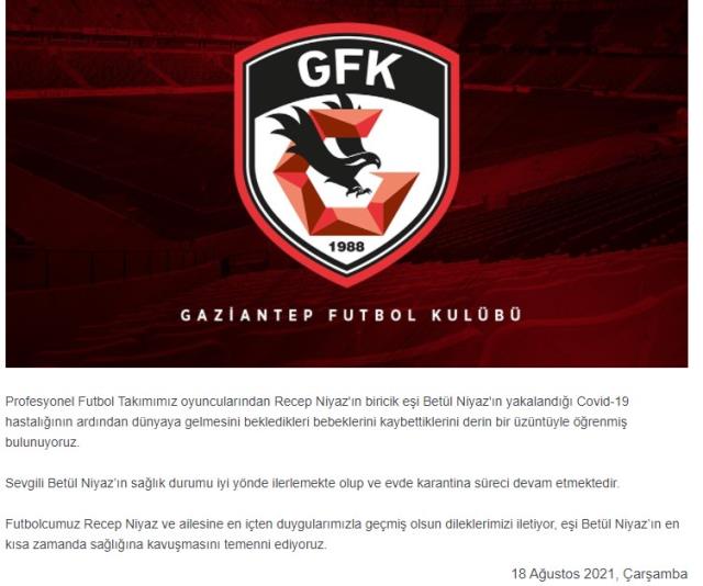 Recep Niyaz'ın en acı günü! Genç futbolcu evladını kaybetti