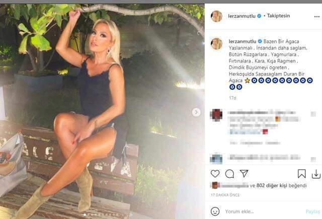 Fiziğiyle genç kızlara taş çıkaran 44'lük Lerzan Mutlu, peş peşe mini şortlu pozlarını paylaştı