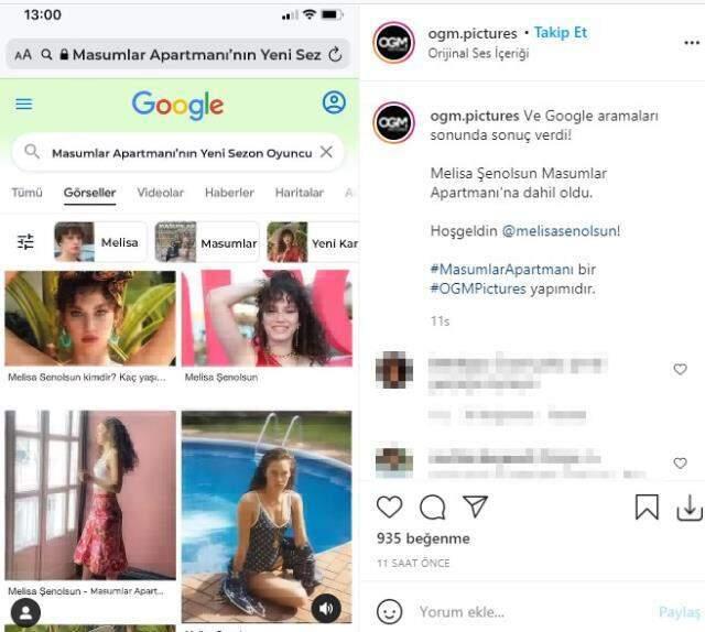 Oyuncu Melisa Şenolsun, Masumlar Apartmanı dizisinin kadrosuna dahil oldu