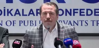 Memur-Sen Genel Başkanı Yalçın toplu sözleşme sürecini değerlendirdi (1)