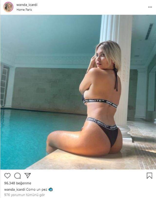 Wanda Icardi'nin havuz başından yaptığı cesur paylaşıma 20 dakikada etkileşim yağdı Wanda Icardi'nin havuz başından yaptığı cesur paylaşıma 20 dakikada etkileşim yağdı