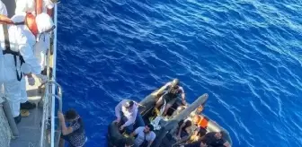 Datça açıklarında 21 kaçak göçmen kurtarıldı