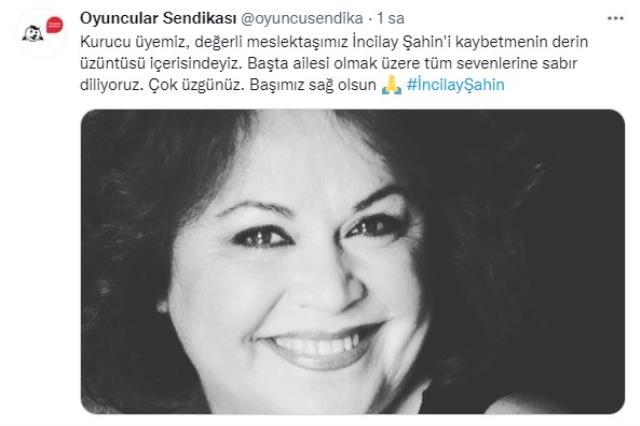 Son dakika haberleri! Oyuncu İncilay Şahin hayatını kaybetti