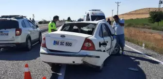 Kayseri'de devrilen otomobilin sürücüsü öldü