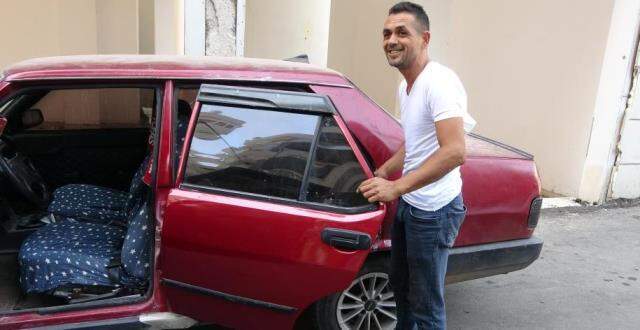 Arabasının çalındığını sanan vatandaş, gerçeği öğrenince alkole tövbe etti