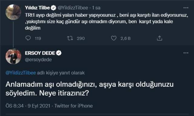 Yıldız Tilbe ve Ersoy Dede, sosyal medyada karşı karşıya geldi