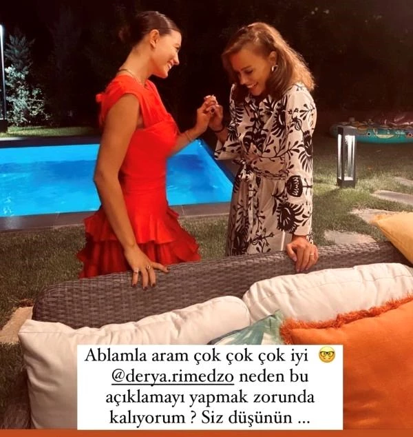 Ablasının düğününe katılmadığı iddia edilen Demet Özdemir'den açıklama: Ablamla aram çok iyi