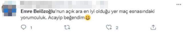 Emre Belözoğlu'nun yorumculuğu futbolseverleri mest etti! Ama tek bir eksiği vardı Emre Belözoğlu'nun yorumculuğu futbolseverleri mest etti! Ama tek bir eksiği vardı