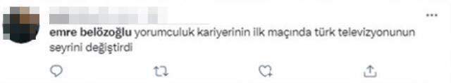 Emre Belözoğlu'nun yorumculuğu futbolseverleri mest etti! Ama tek bir eksiği vardı Emre Belözoğlu'nun yorumculuğu futbolseverleri mest etti! Ama tek bir eksiği vardı