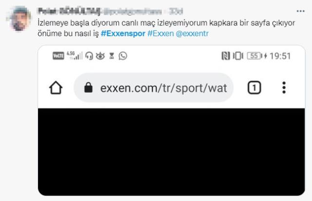 EXXEN'e tepki çok büyük! Bazı kullanıcılar parasını ödedikleri halde Beşiktaş-Dortmund maçını izleyemiyor