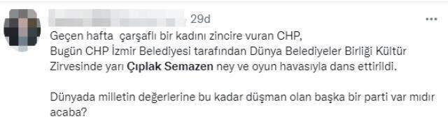 İzmir'deki 'semazen' temalı üstü çıplak dans gösterisine tepki