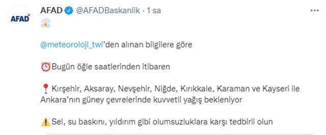 Meteoroloji, 8 il için sel uyarısında bulundu! Bugün öğlen saatlerinden itibaren etkili olacak Meteoroloji, 8 il için sel uyarısında bulundu! Bugün öğlen saatlerinden itibaren etkili olacak