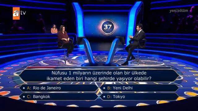 Milyoner'de yarışmacıyı yanıltan nüfus sorusu! Doğru cevabı görünce adeta yıkıldı Milyoner'de yarışmacıyı yanıltan nüfus sorusu! Doğru cevabı görünce adeta yıkıldı