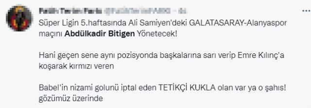 Süper Lig'de 5. haftanın hakemleri netleşti! Galatasaray taraftarları atamaya ateş püskürdü